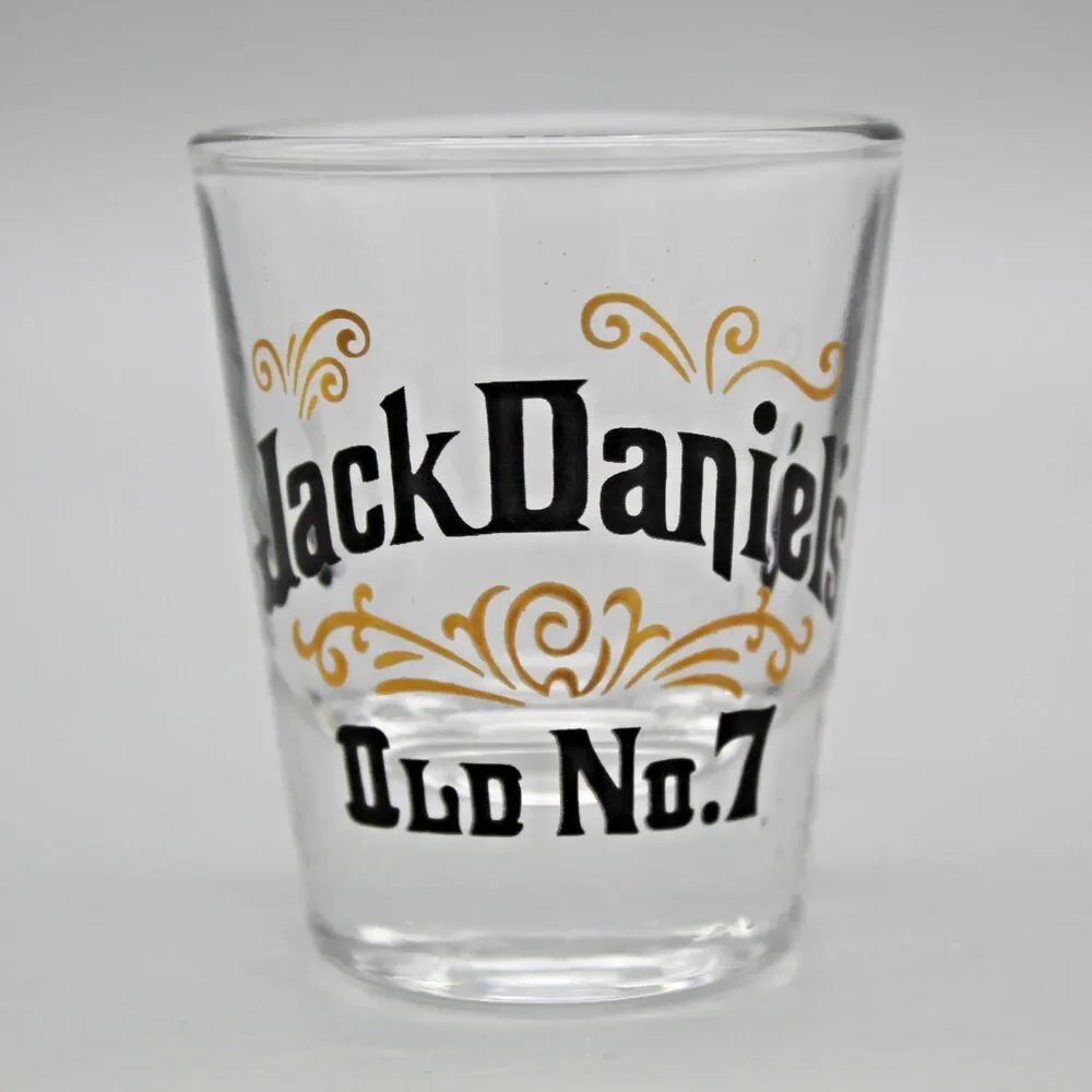 Vintage Jack Daniels Old No.7 Shot Glass Barware